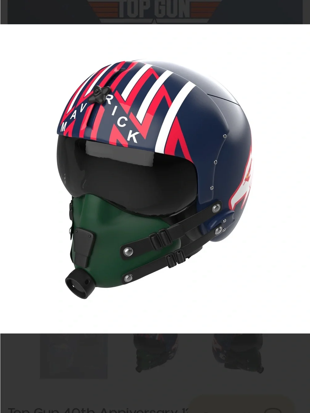 Top Gun 40th Anniversary 130oz Maverick Helmet Popcorn Bucket